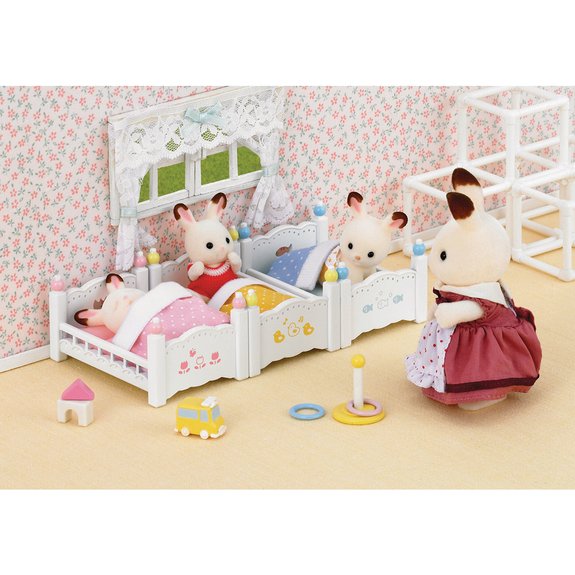 Lits superposés à 3 couchettes - Sylvanian Families 2919