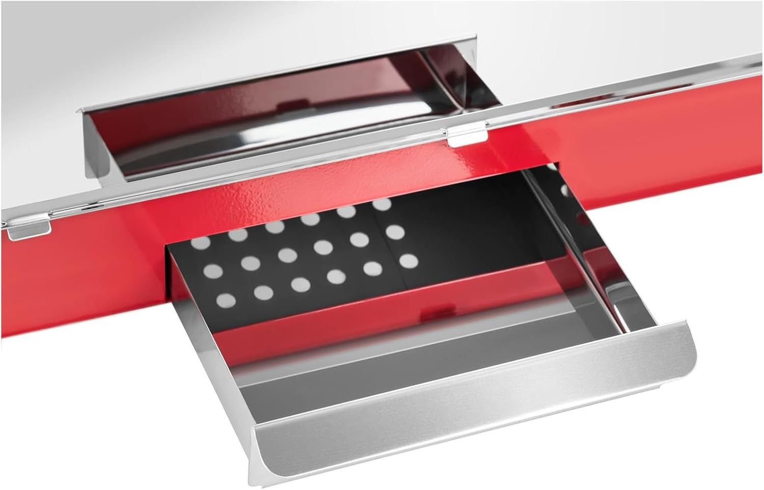 Royal Catering Popcornmaschine Retro-Design in Rot 1500 W 5 kg/h beleuchteter Innenraum Wärmefunktion entnehmbarer Topf mit Antihaftbeschichtung Krümelschublade Popcornmaker Popcornautomat