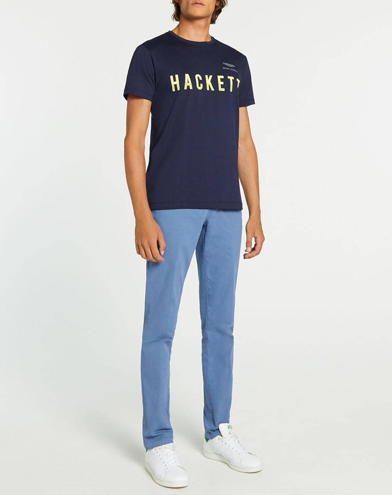 Hackett London T-Shirt Logo Aston Martin Racing bleu