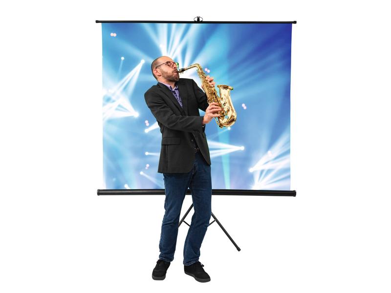 Hama Hintergrundsystem 2-in-1 180 x 180 cm Green-Screen-Hintergrund mit mitgeliefertem Stativ