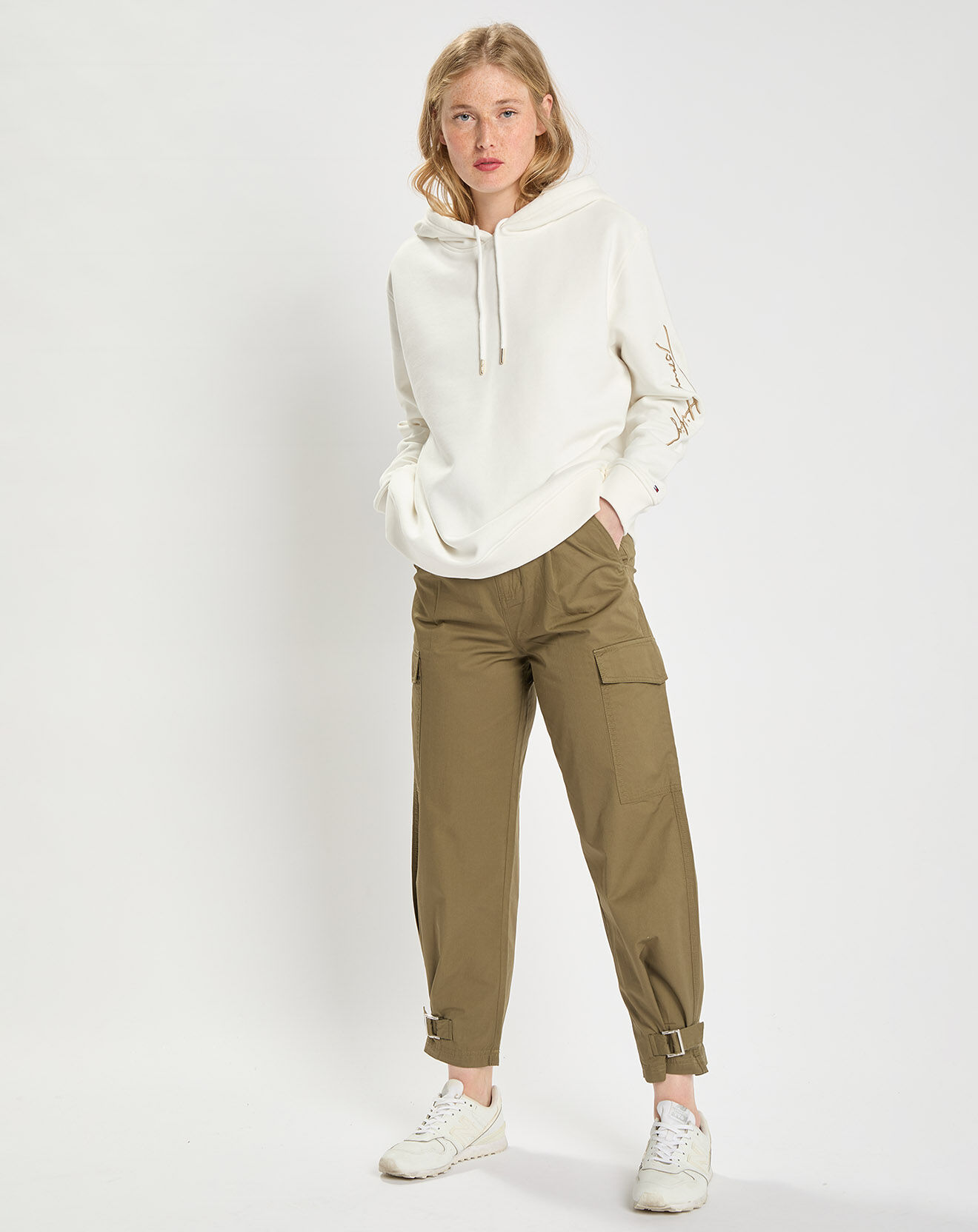 Tommy Jeans Pantalon cargo olive