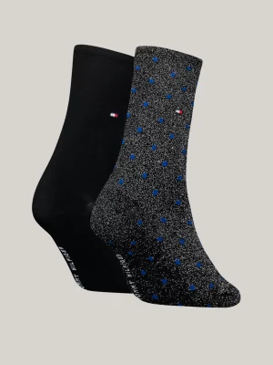 Pacote com 2 pares de meias clássicas de bolinhas