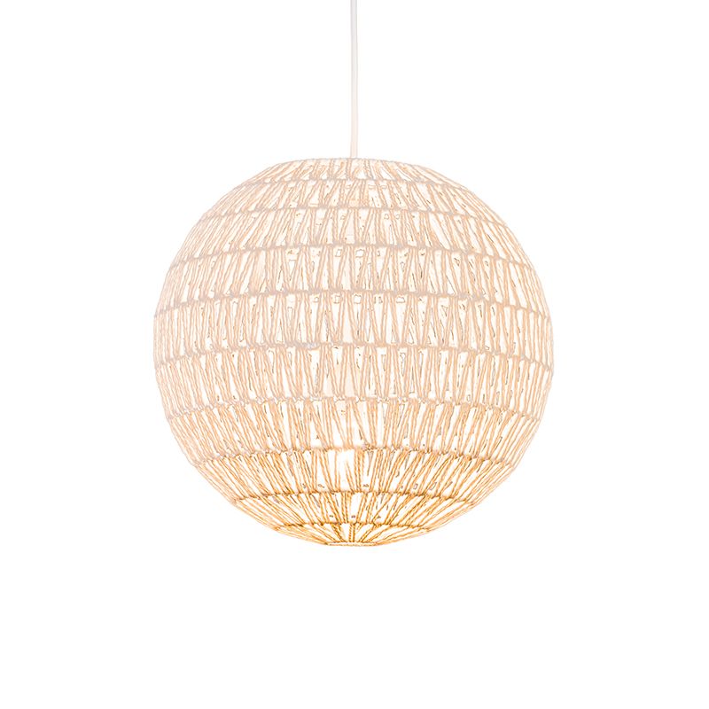 Retro hanglamp wit 40 cm - Lina Ball 40
