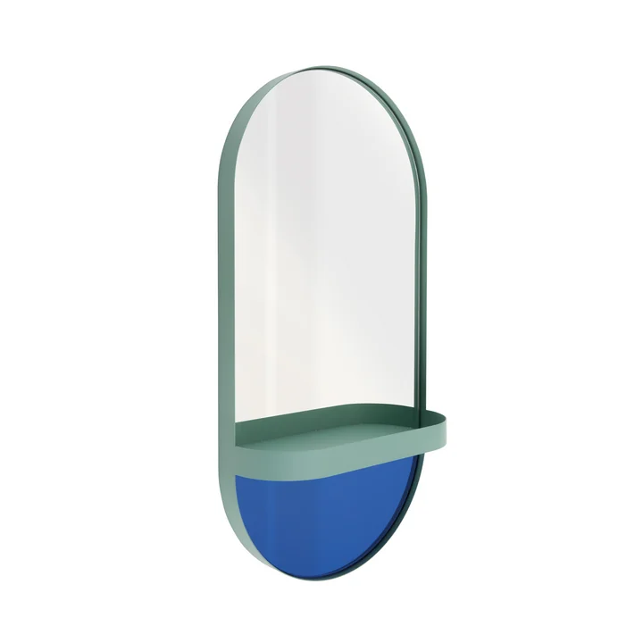Remember - Wandspiegel mit Ablage, mint