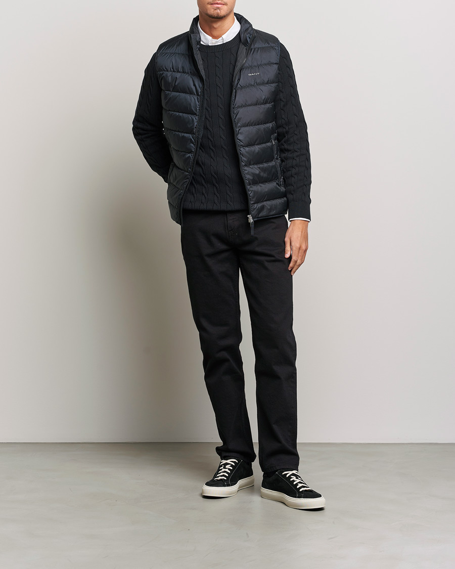 GANT The Light Down Gilet Black