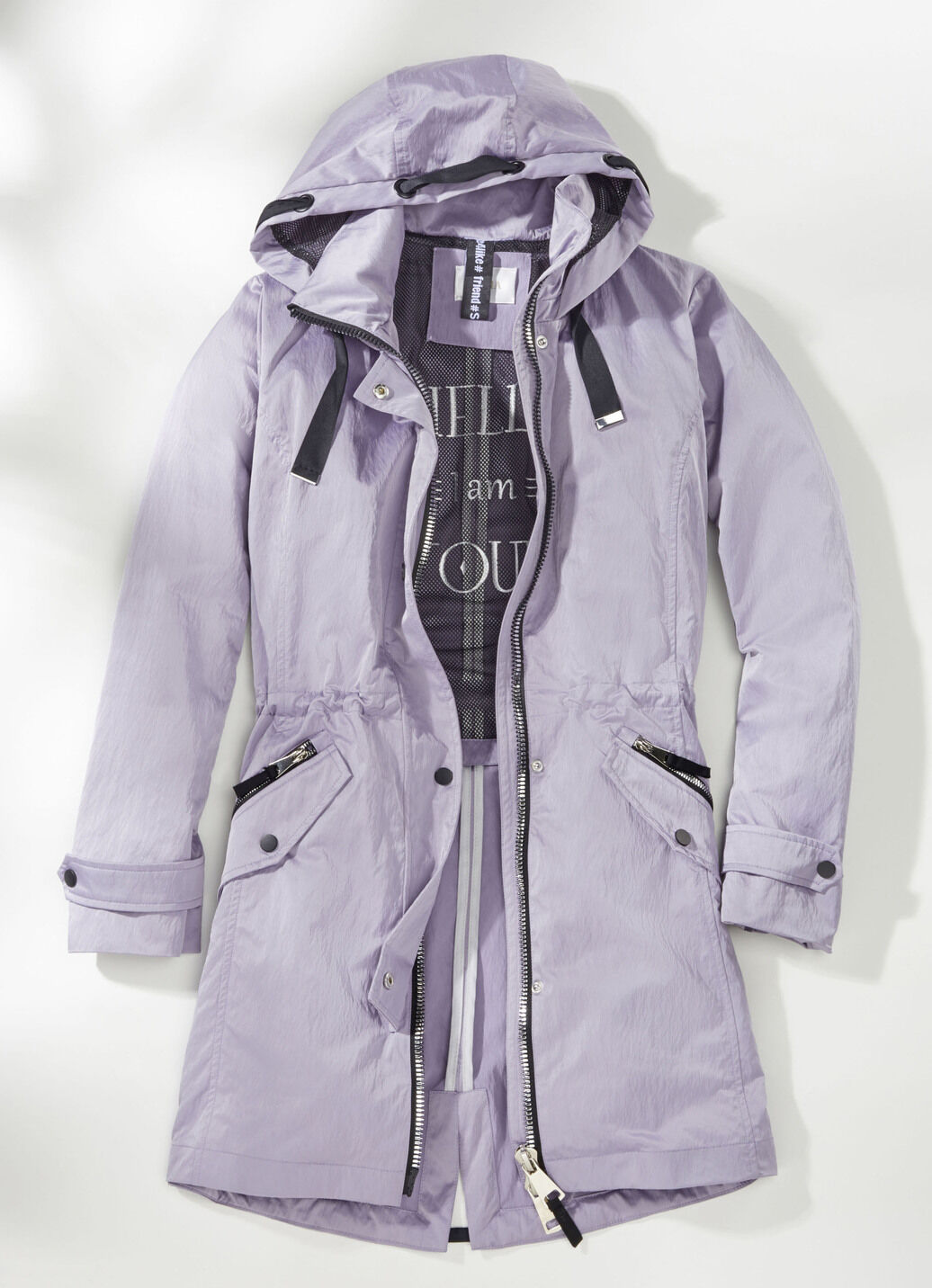Parka mt dekorativem Zierband