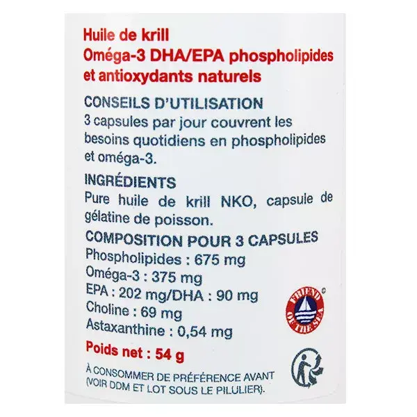 Oemine Krill NKO Coração e Visão 80 cápsulas