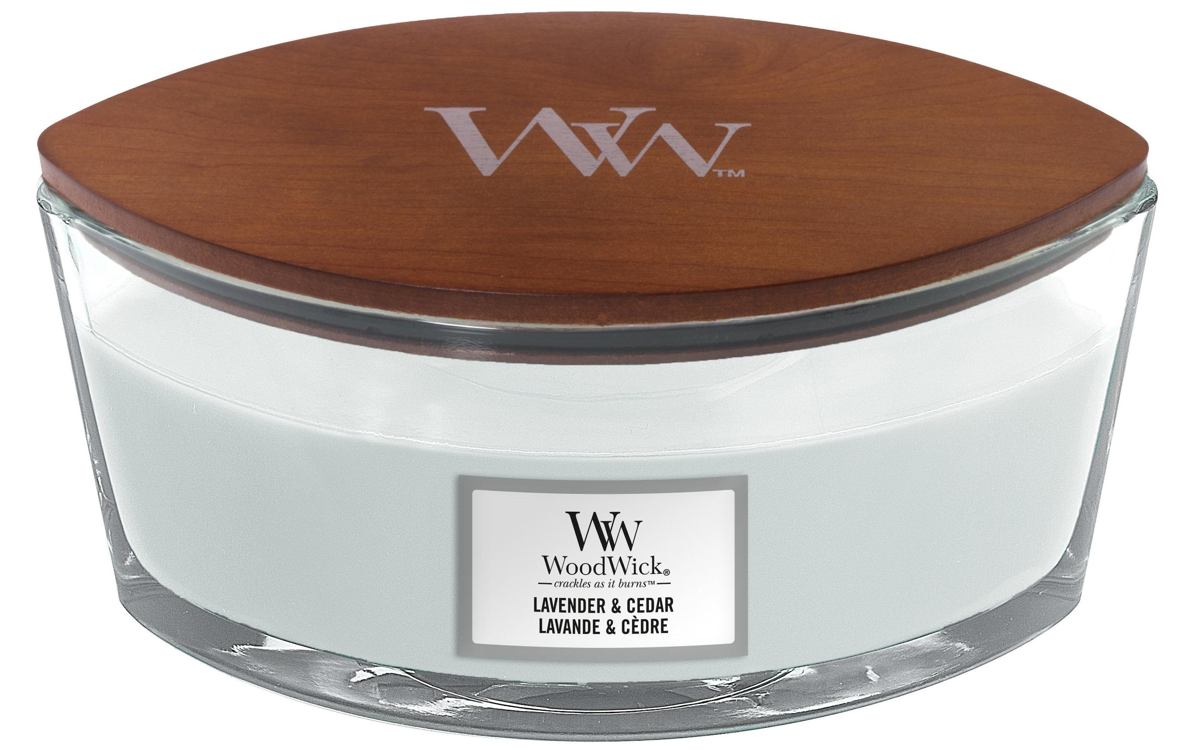 Woodwick Duftkerze »Lavender & Cedar«