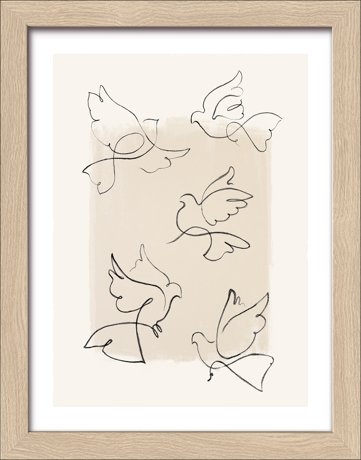 Gerahmtes Bild SHAPES XII
