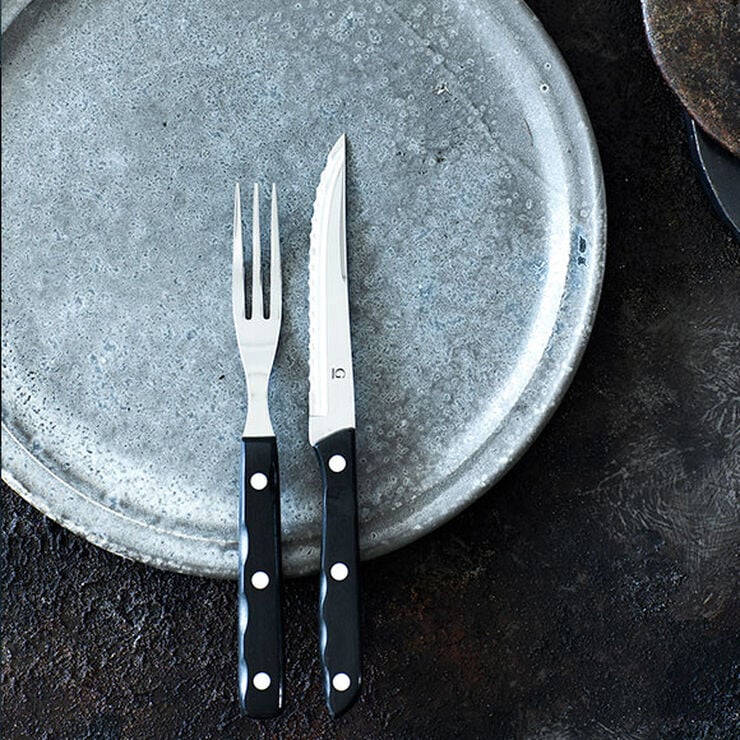 Gense Old Farmer Classic grillbestik 8 dele Brun