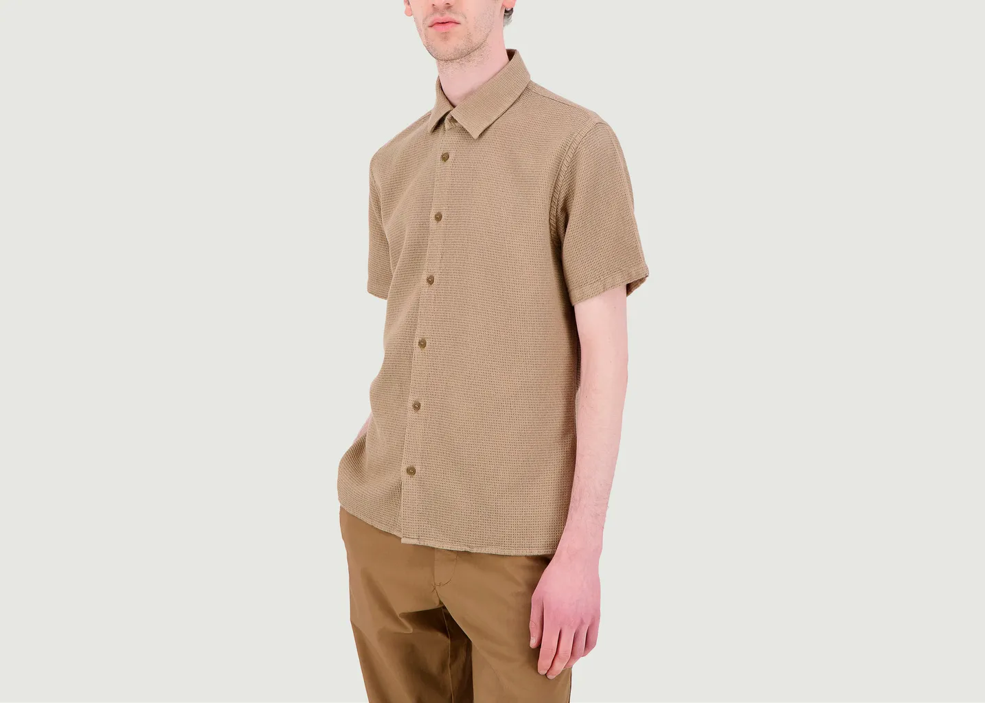 Chemise Texture Gaufrée JagVi Rive Gauche