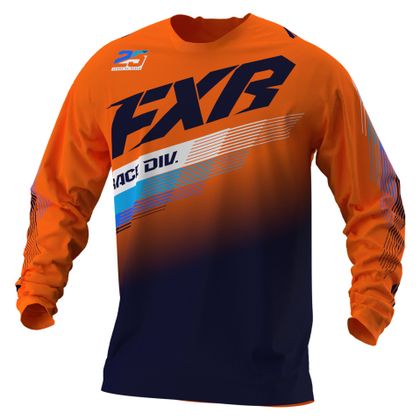 Maillot cross FXR CLUTCH ORANGE/MIDNIGHT 2021 - Orange / Bleu