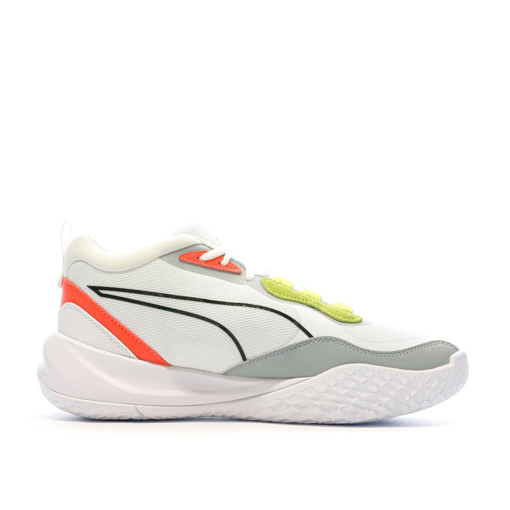 Puma Baskets Blanches/Jaune Homme Puma Playmaker Pro