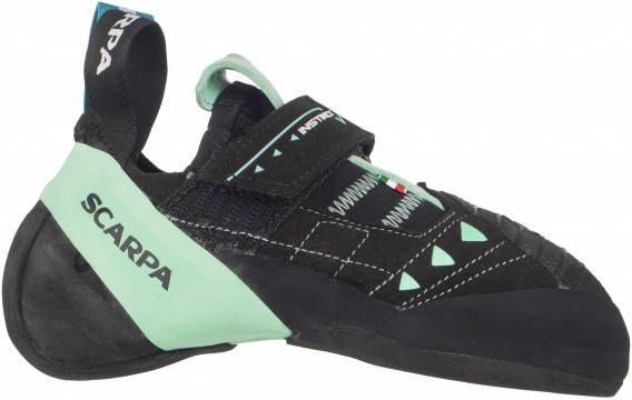 Scarpa Women's Instinct VS Klimschoenen zwart turkoois