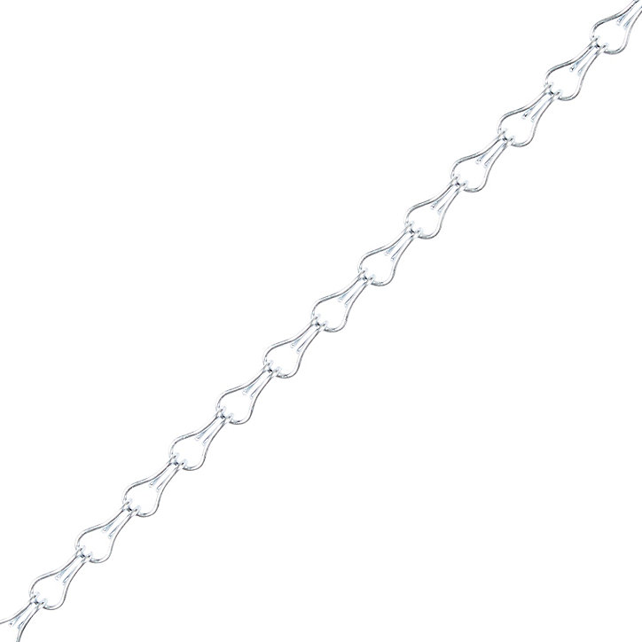 Chaîne non soudée en acier Diall ø1.5 mm, 2.5 m