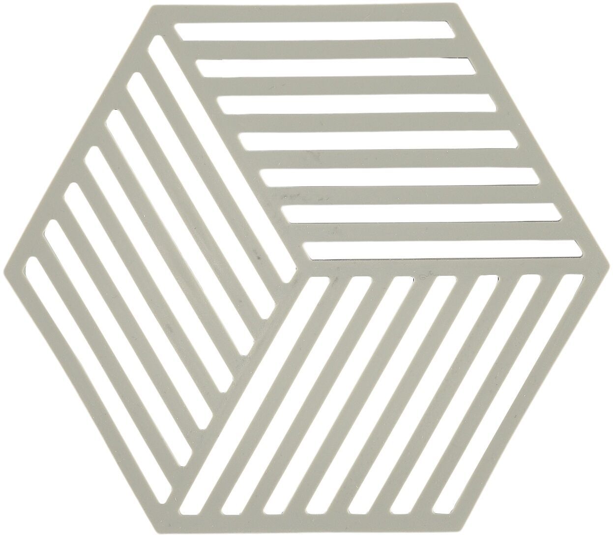 Zone Denmark HEXAGON Topfuntersetzer - Beige / B: 16.0 cm x T: 14.0 cm x H: 0.9 cm
