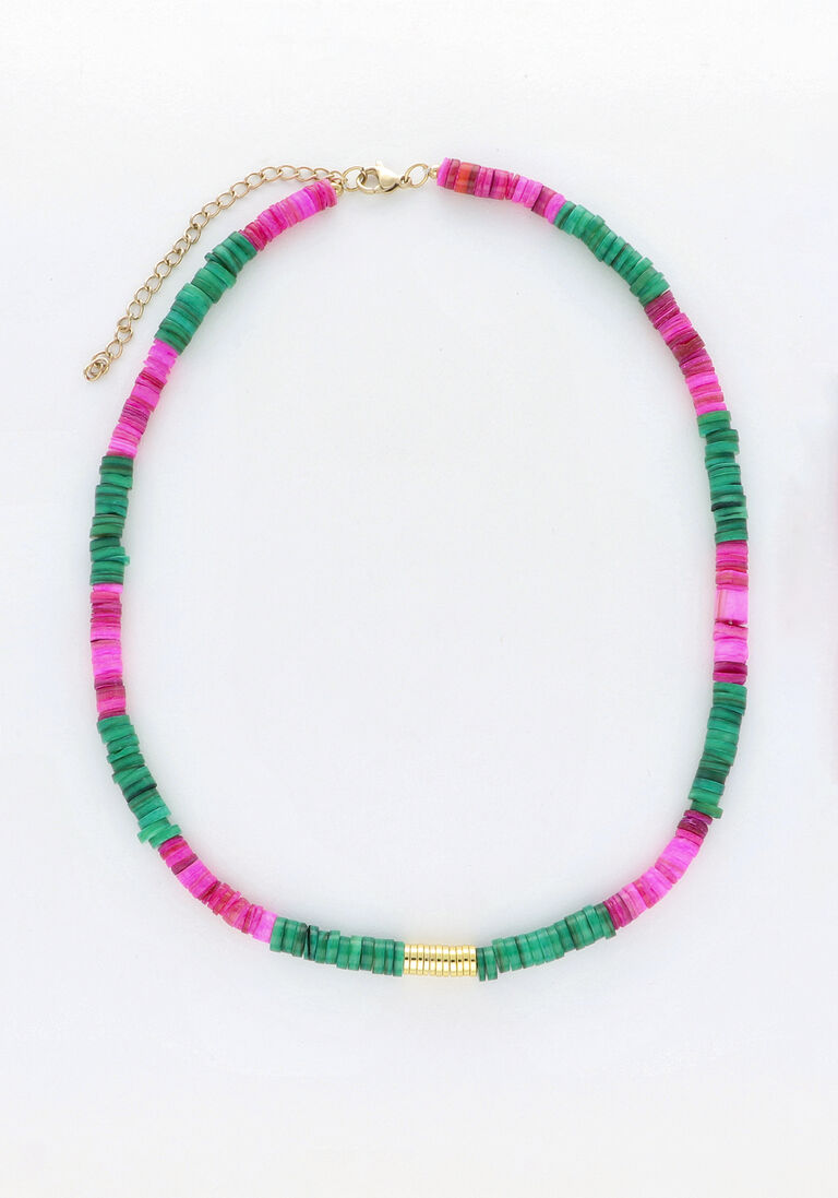 NOTRE-V roze notre-v ketting omss23-024