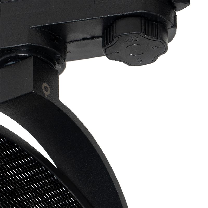 Railspot zwart voor 3-fase rail GU10 111mm - 3-Phase Master Honey