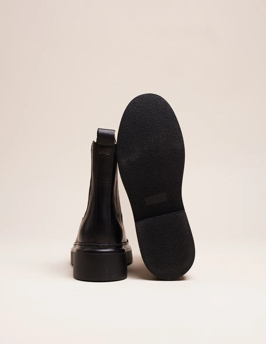 Bottines Tiphanie - Cuir noir