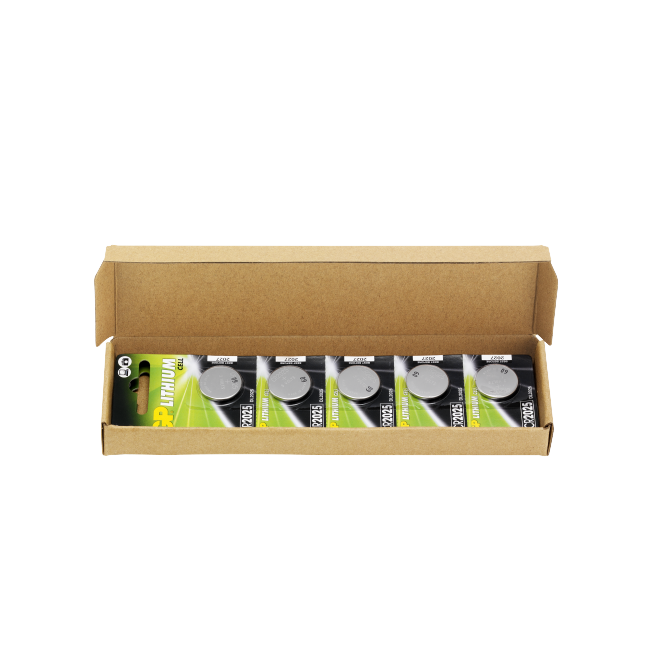 GP - Lithium Cell Battery CR2025, E-BOX, 10-pack