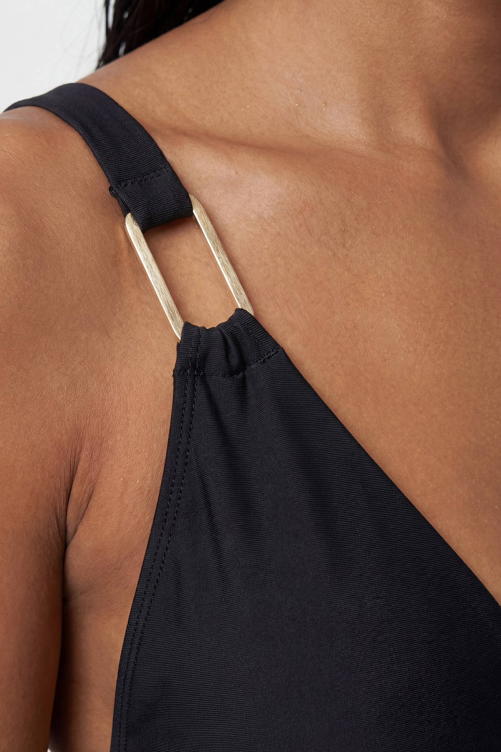 KarenMillen Haut De Bikini Triangle À Détails Ornementaux