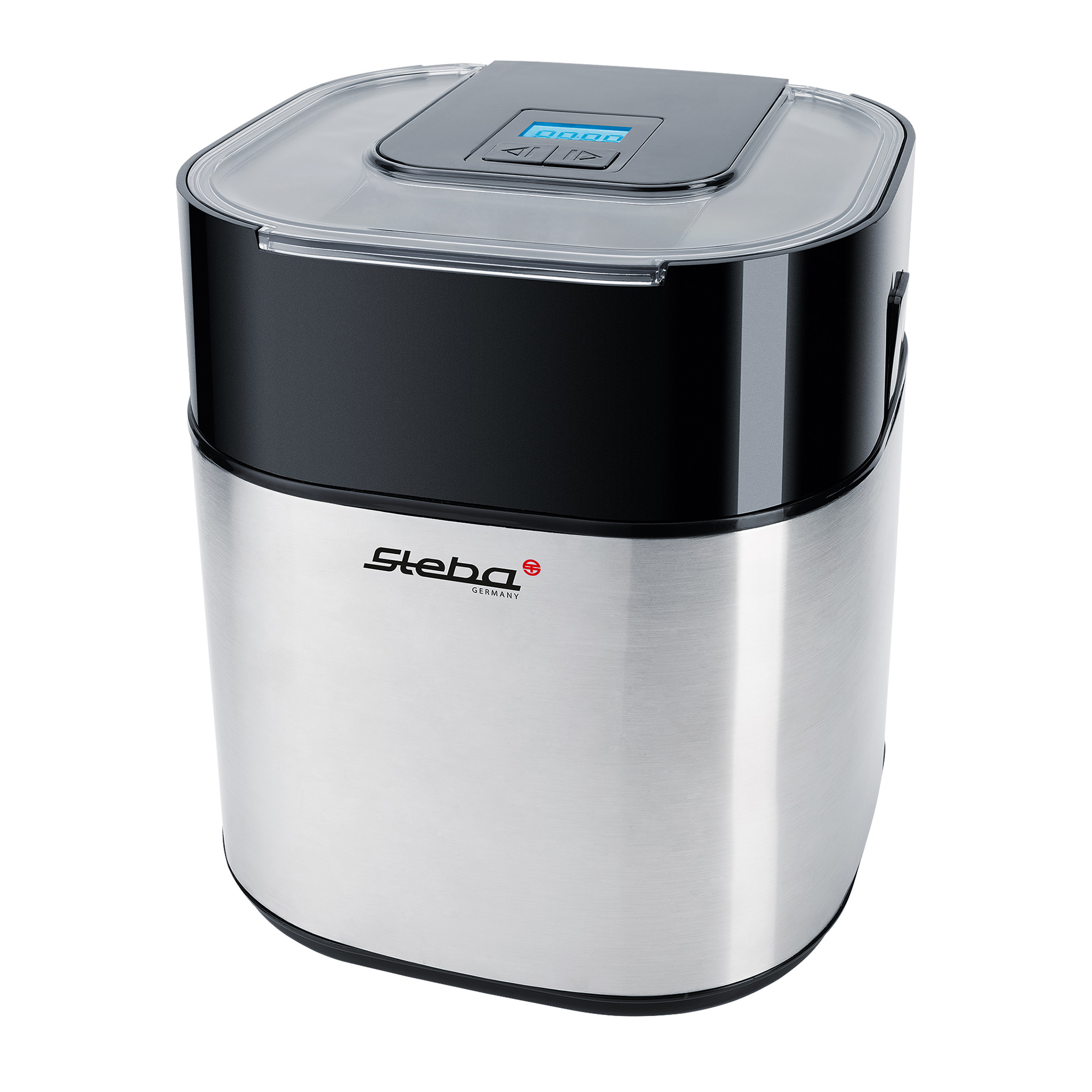 STEBA Eismaschine IC 30 - Edelstahl-schwarz - 1,5 Liter
