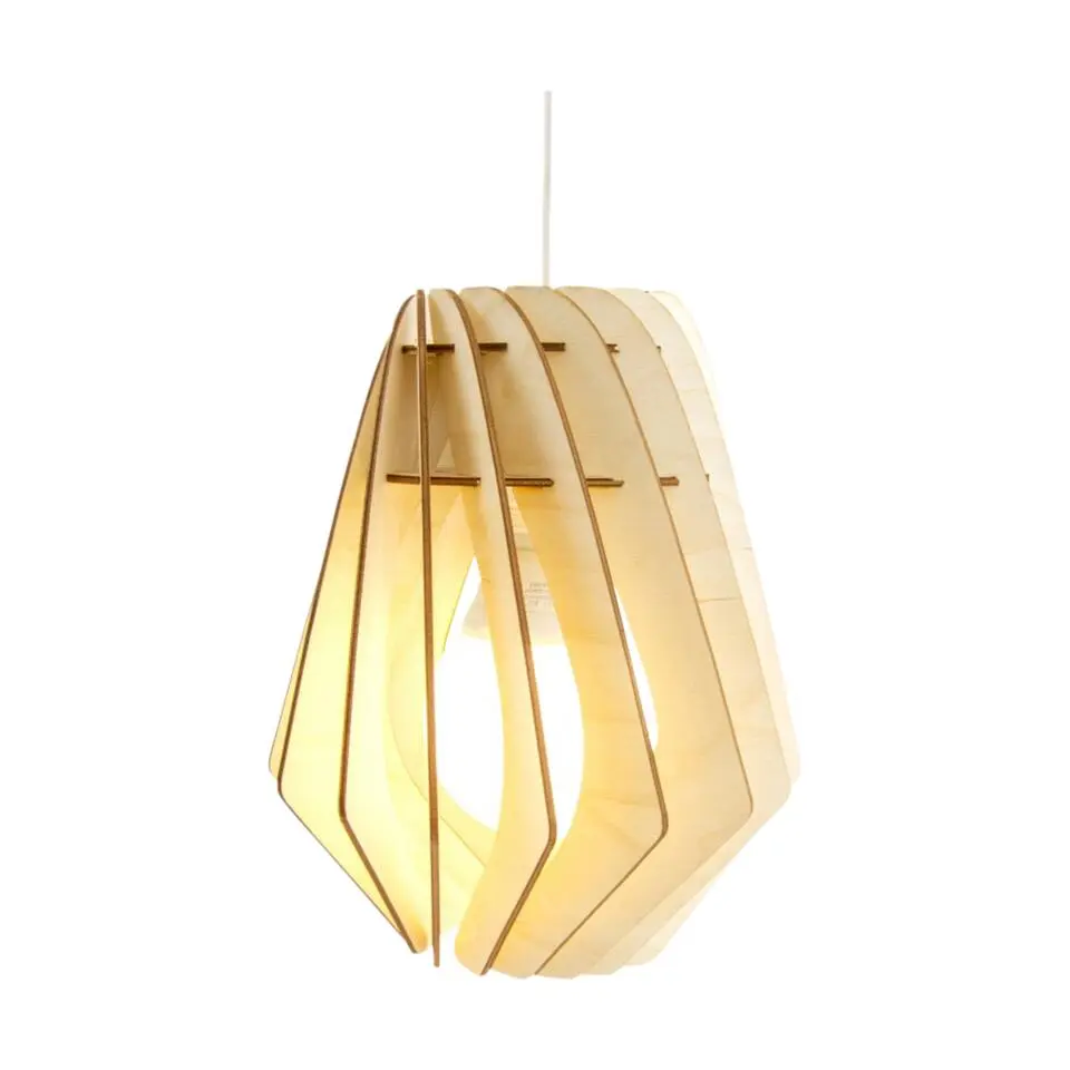 Bomerango Spin S houten lampenkap small - Ø 25 cm