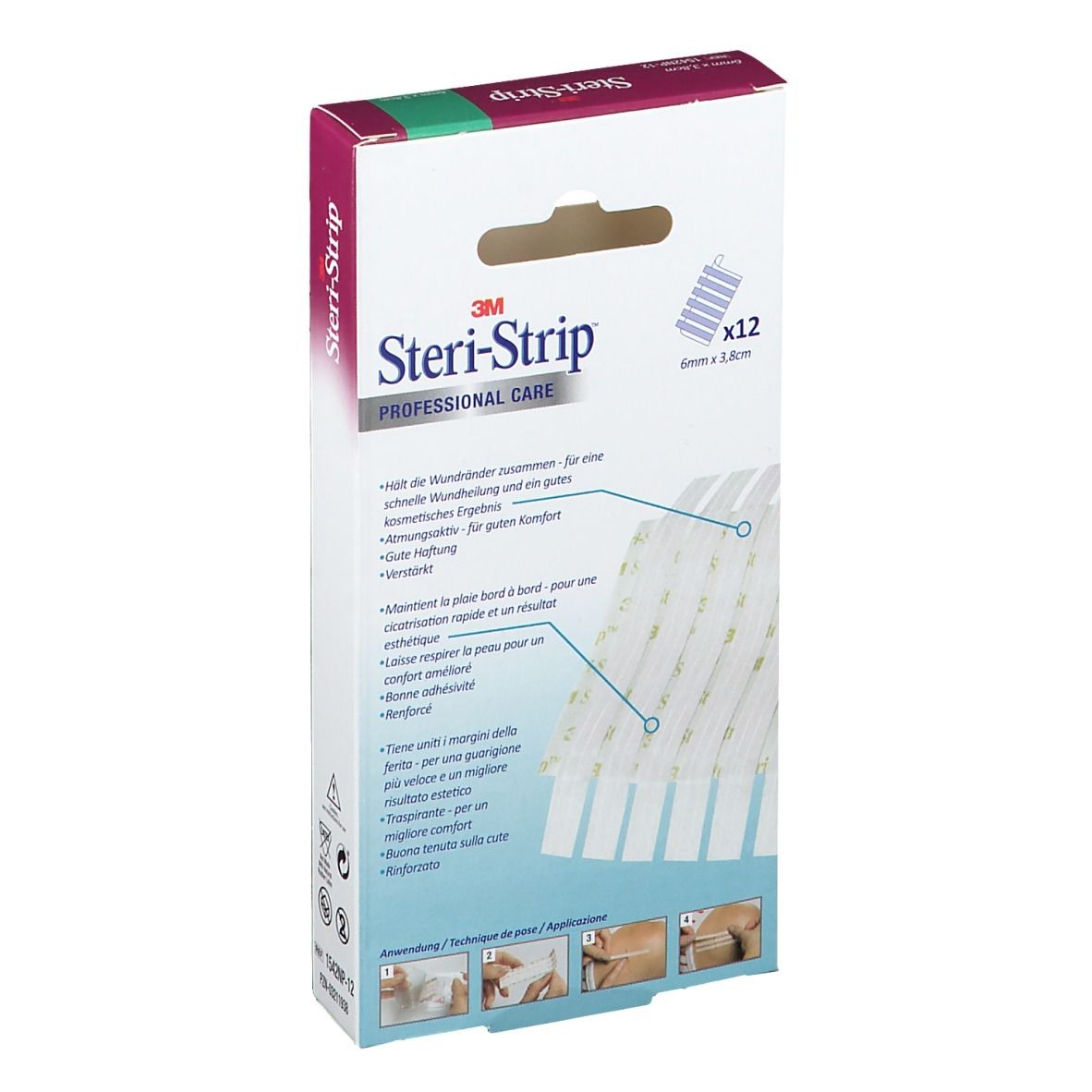 Steri Strip steril 6 mm x 38 mm