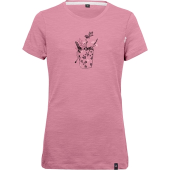 Chillaz Gandia Chalkbag Flower T-Shirt Rose Kinder
