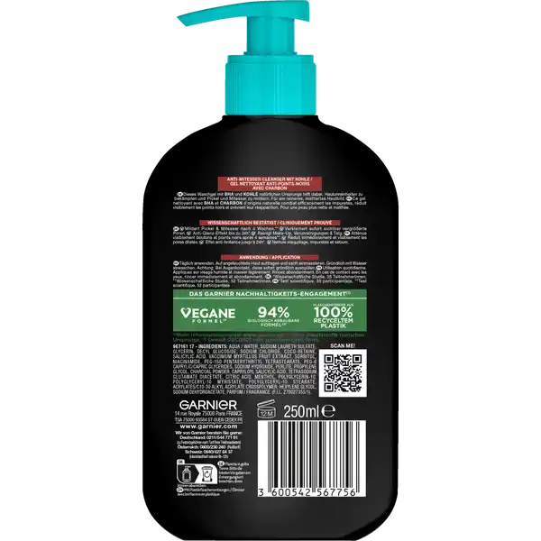 Hautklar BHA Carbon Cleanser Reinigungsschaum
