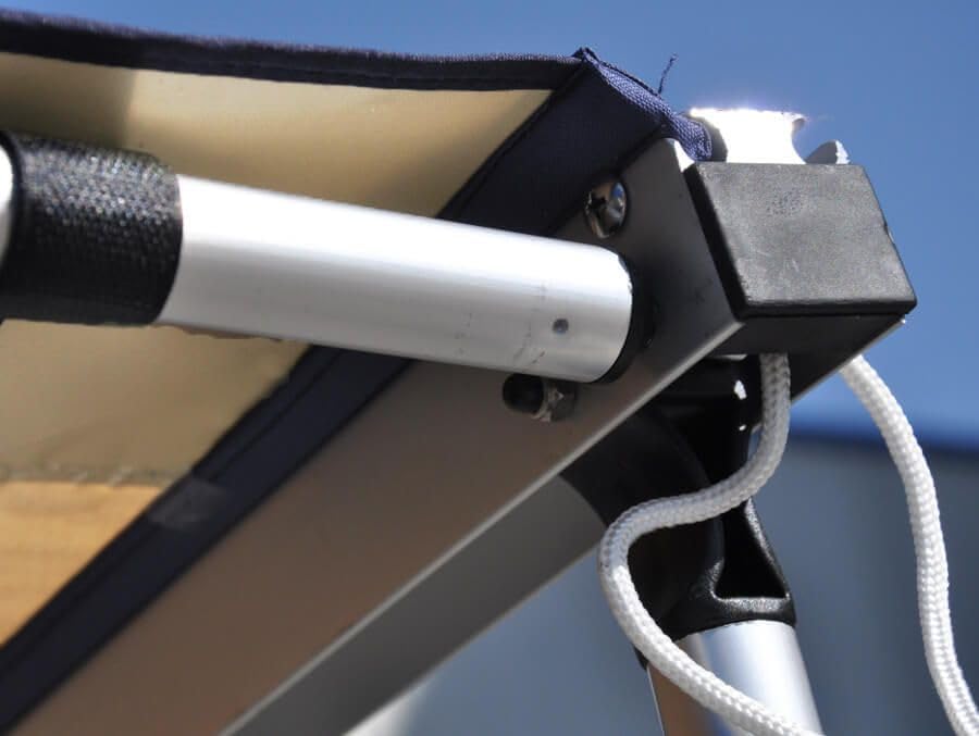Prime Tech Fahrzeug-Markise 250x200x210 cm grau, auch für Dachzelte – Diverse Modelle