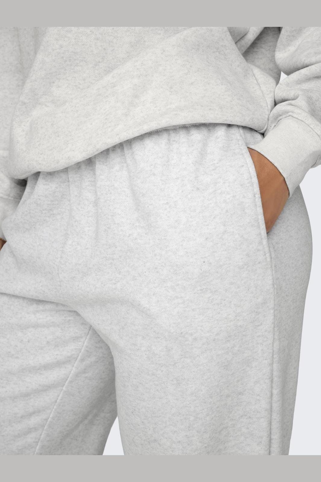 Only Onldaze Straight Pant Cc Swt 4524079 light grey melange