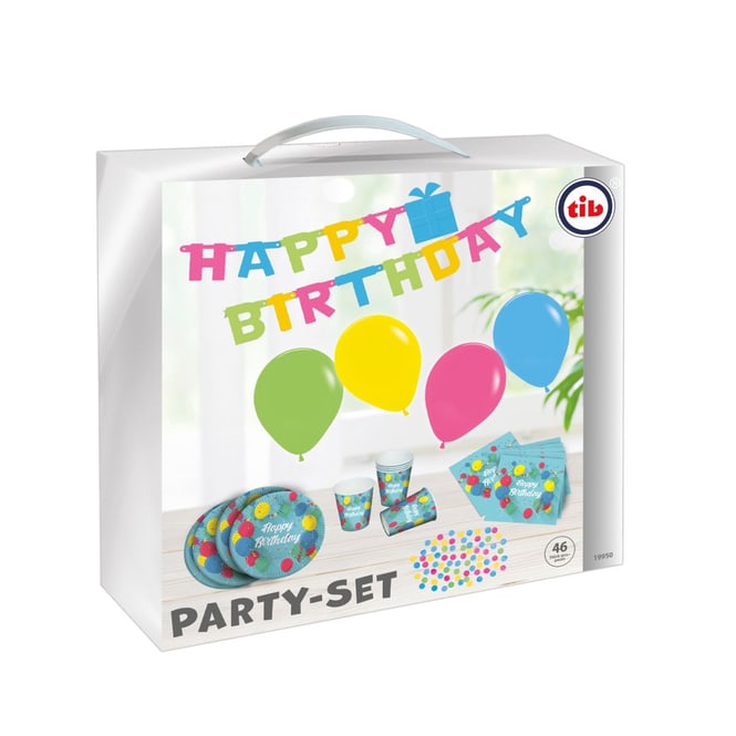 Party-Set - Happy Birthday - 46 Teile