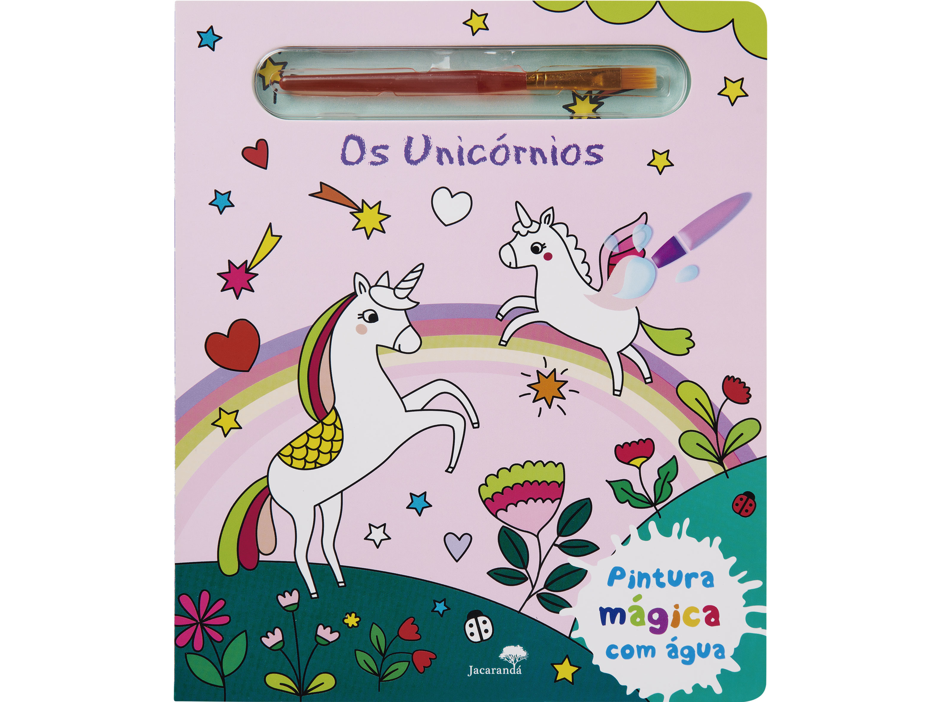 LIVRO UNICÓRNIOS PINTURA MÁGICA ÁGUA