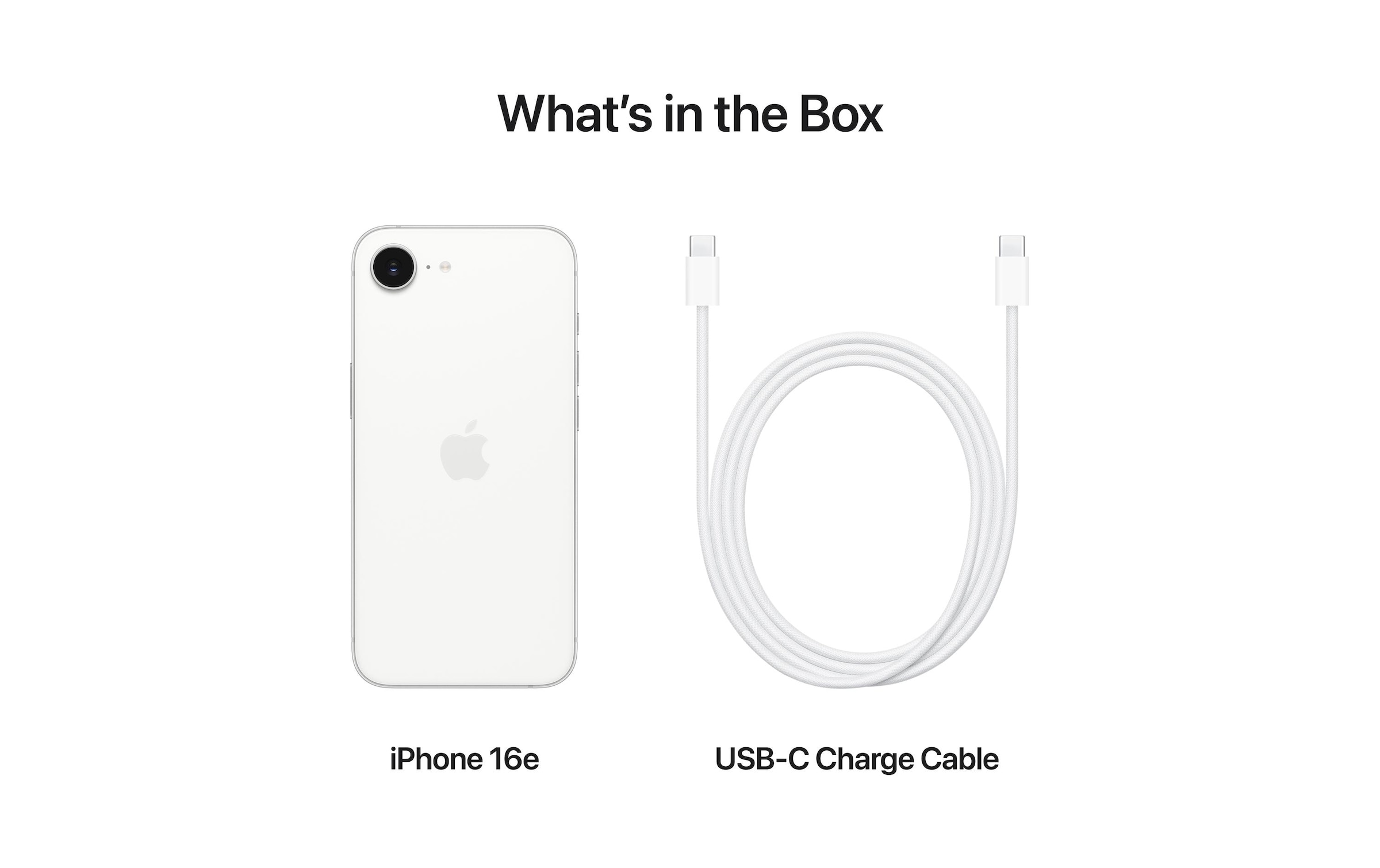 Apple Smartphone »iPhone 16e« Weiss