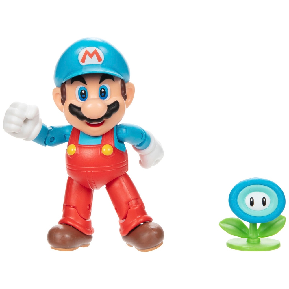 Nintendo Super Mario 10 cm Eis-Mario mit Eisblume