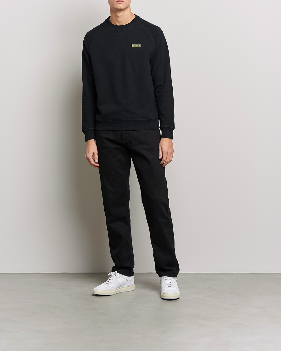 Barbour International Essential Crew Neck Sweat Black