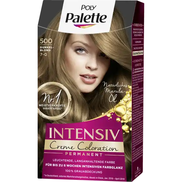 Intensiv Creme Coloration 500 Dunkelblond