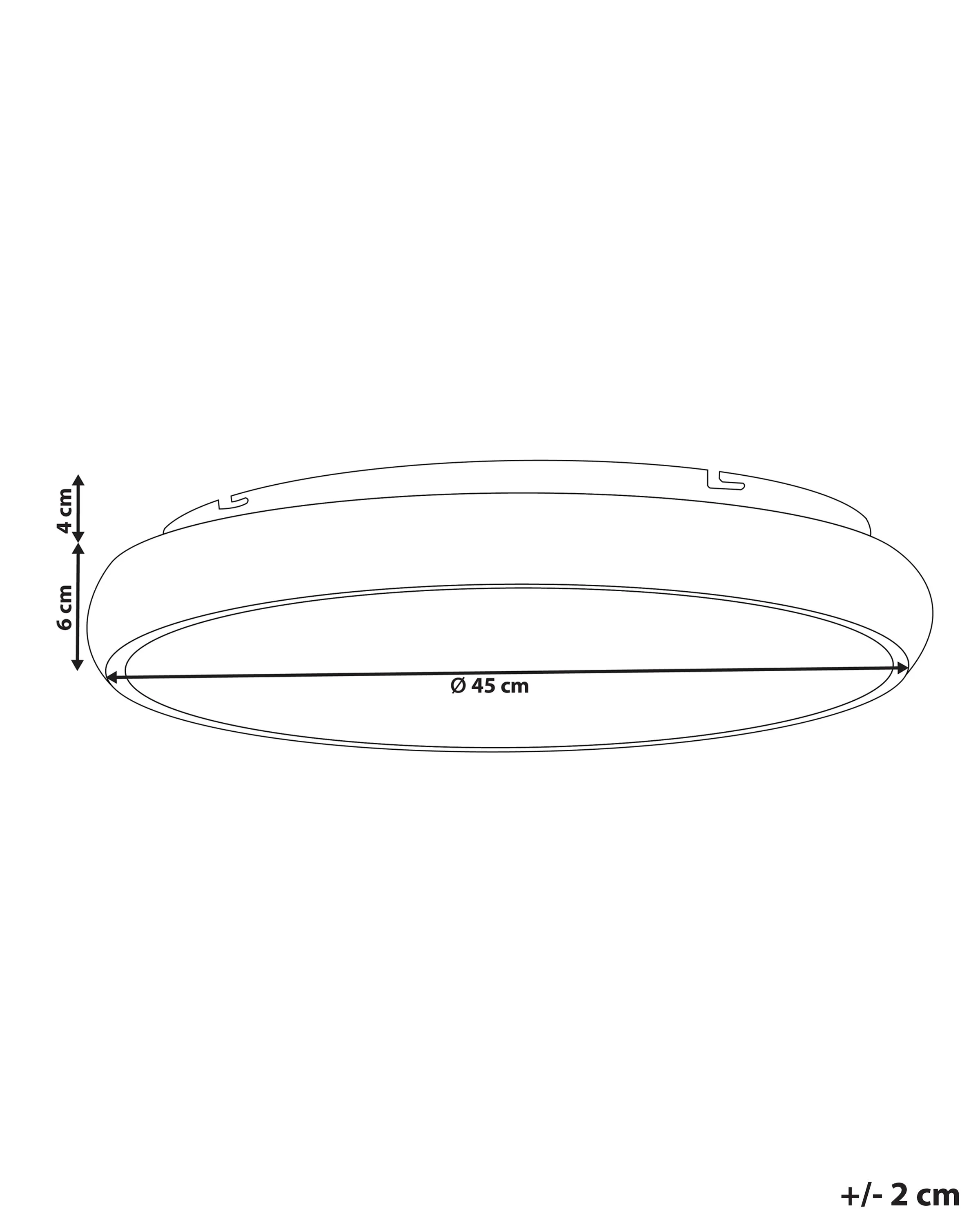 LED plafondlamp ATARAN Metaal Goud