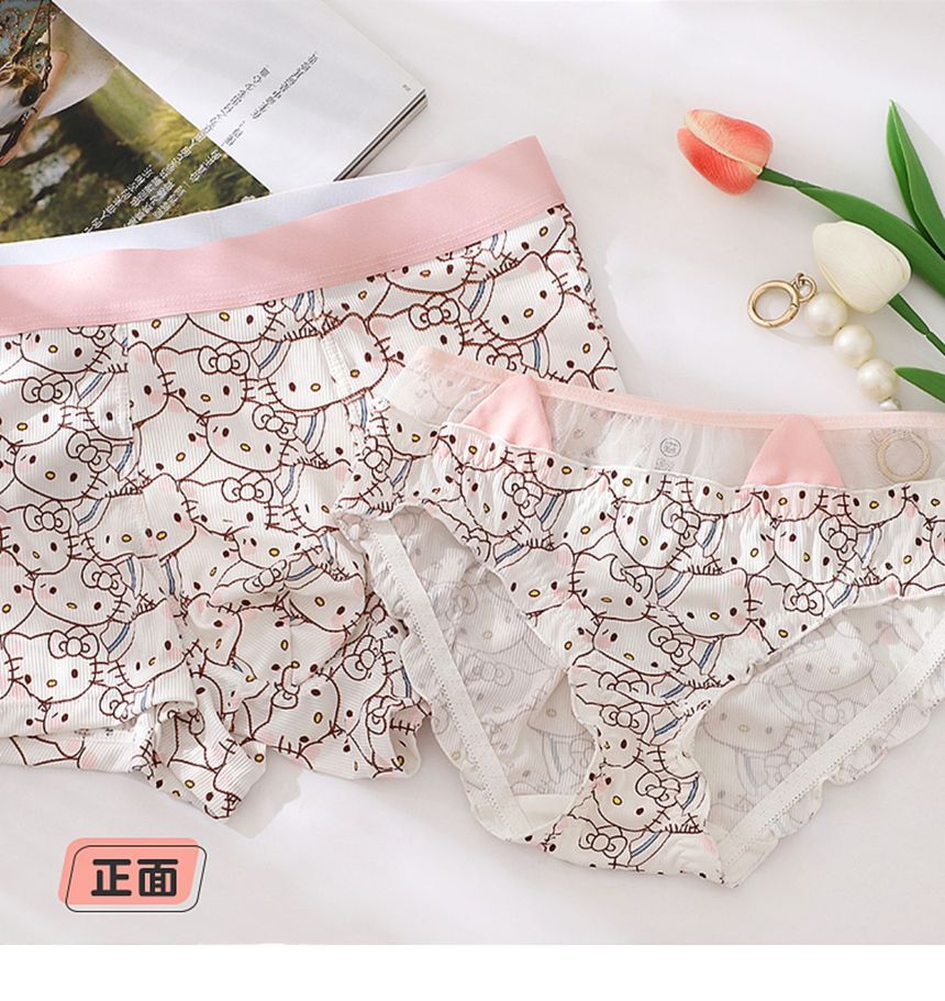 Pancherry - Koppelset: Hondenprint slipje + boxershort