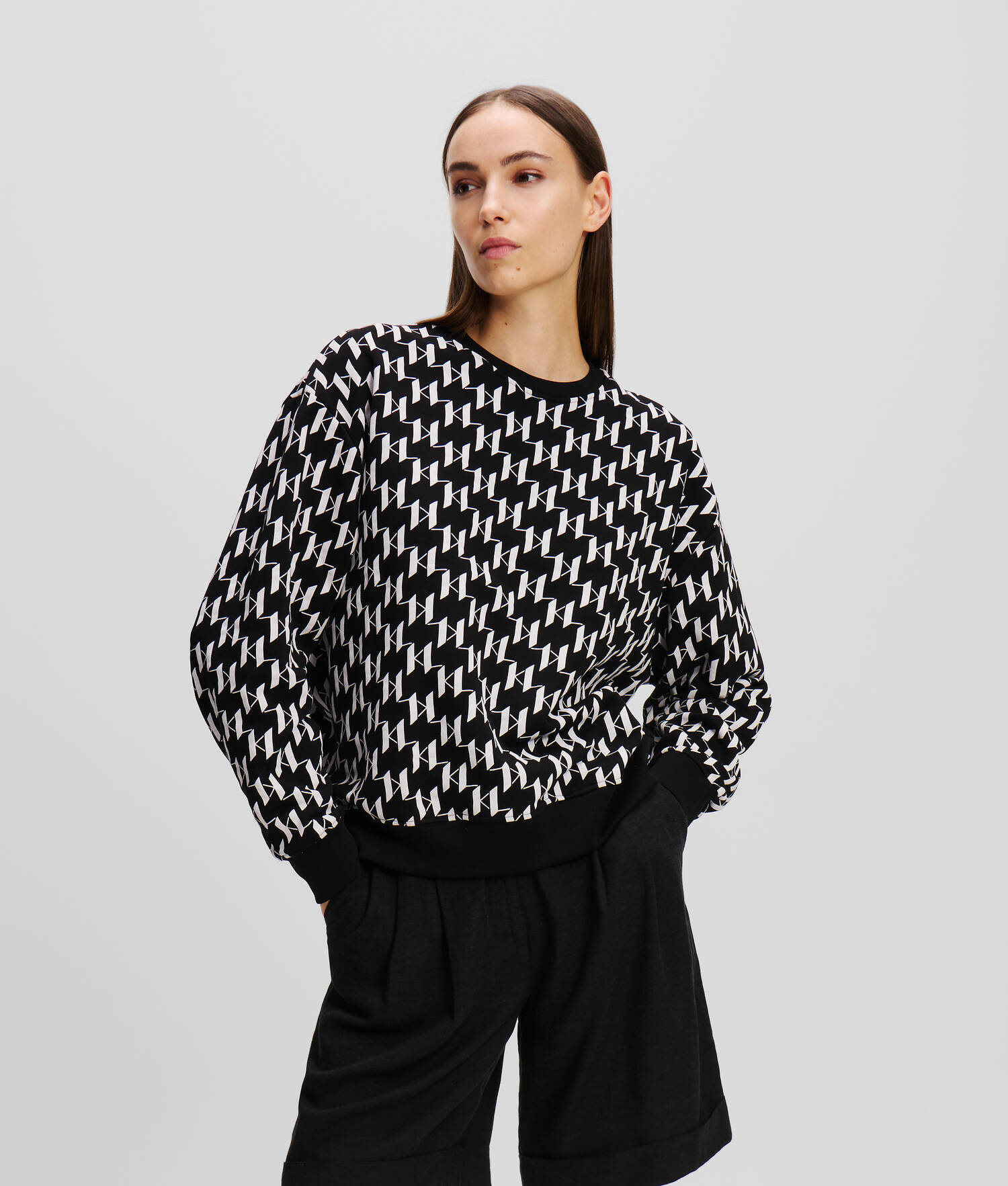 SWEAT-SHIRT DÉCONTRACTÉ KL MONOGRAM
