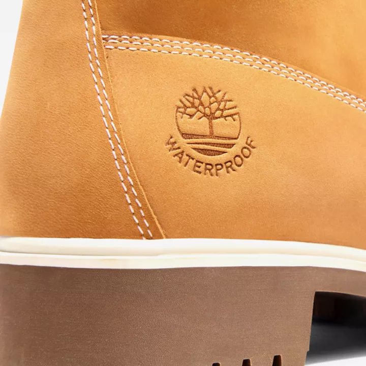 Bota Timberland Premium de 14 polegadas para mulheres na cor amarela