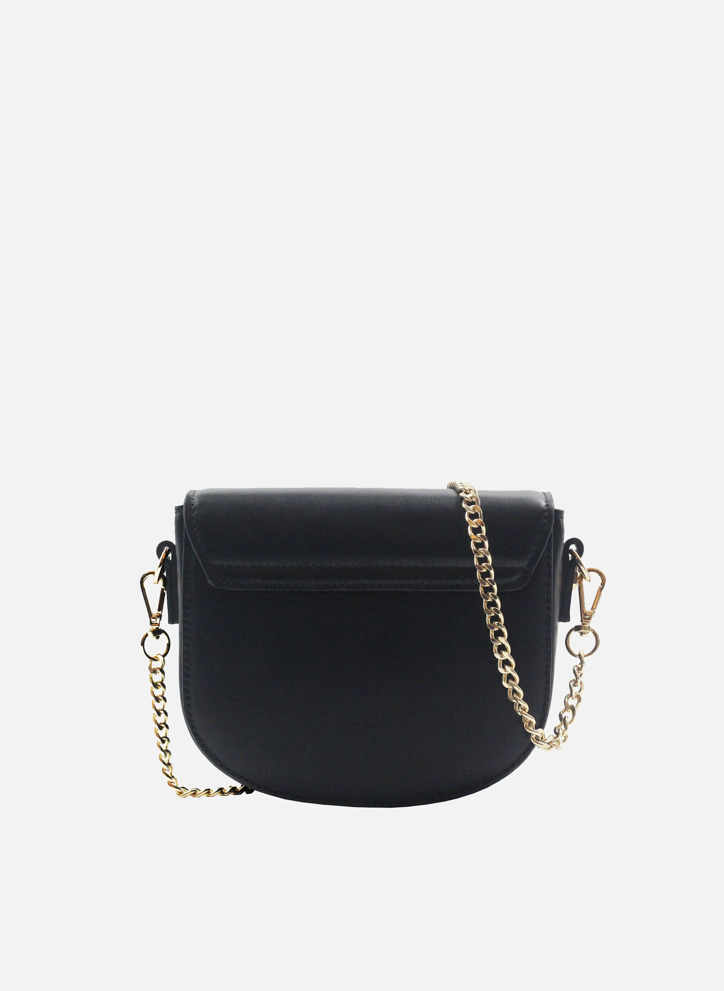 Mini sac cuir lisse | Noir