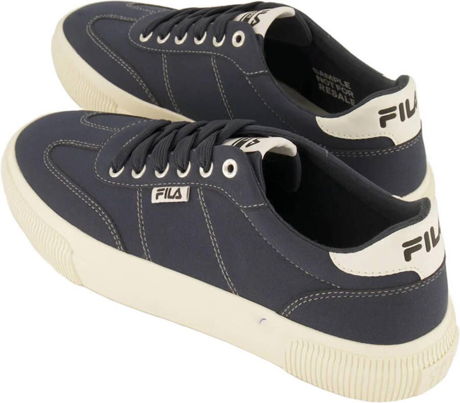 Fila suèdelook sneakers met contrast stiksels donkerblauw