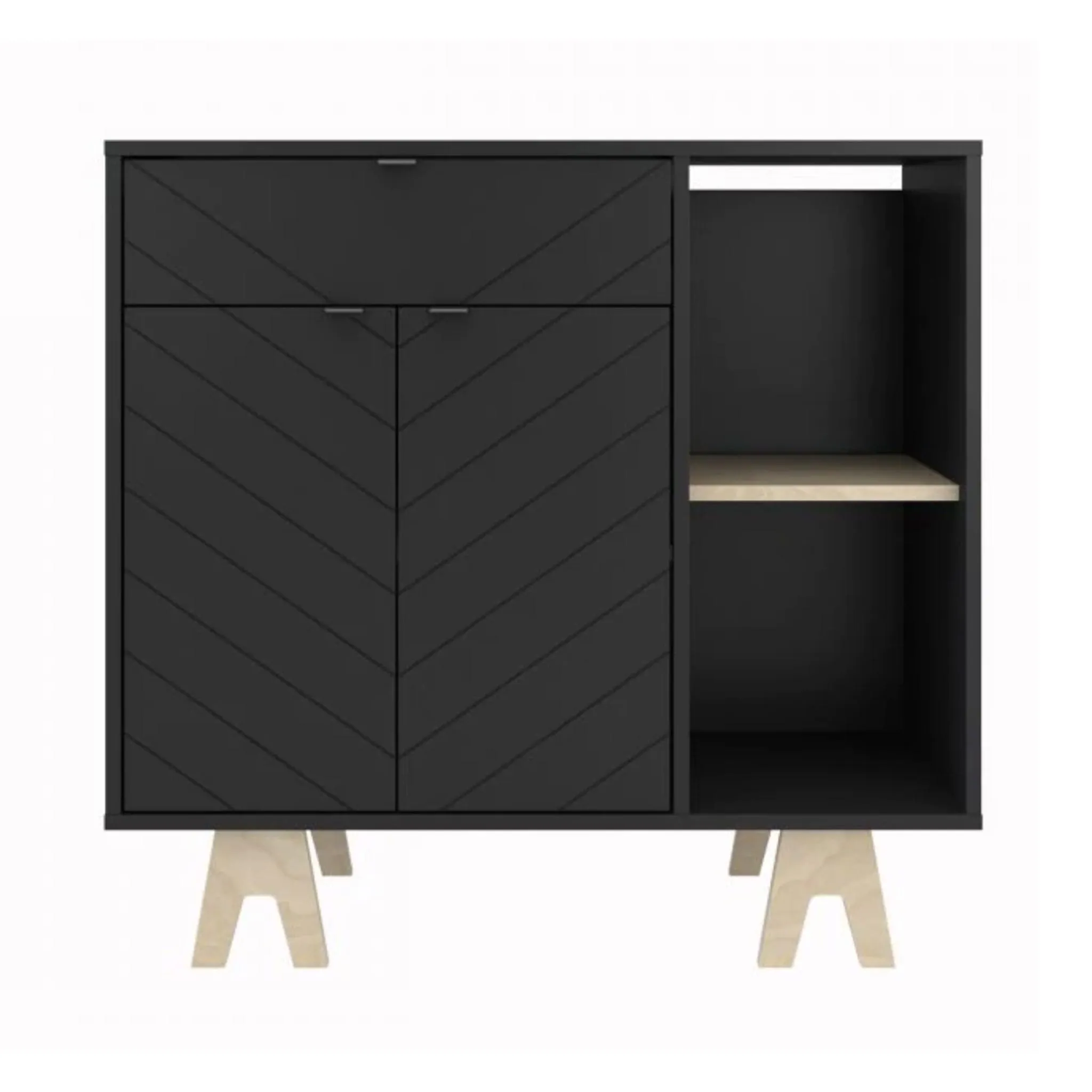 Nexera Buffet Gossip - Noir  Naturel