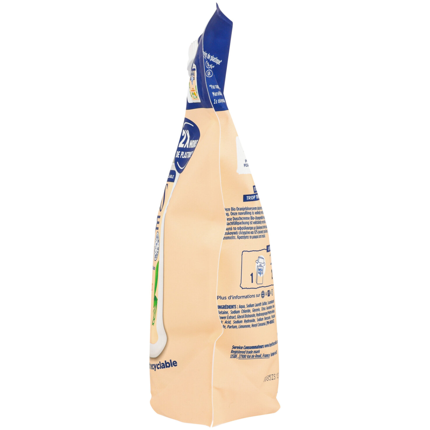Le Petit Marseillais Duschcreme Orangenblüte Refill