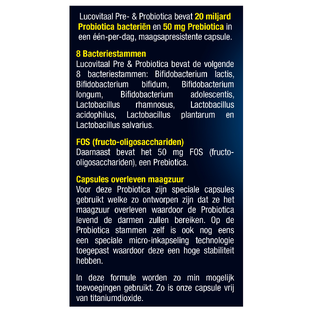 Lucovitaal Pre & Probiotica Capsules 30CP