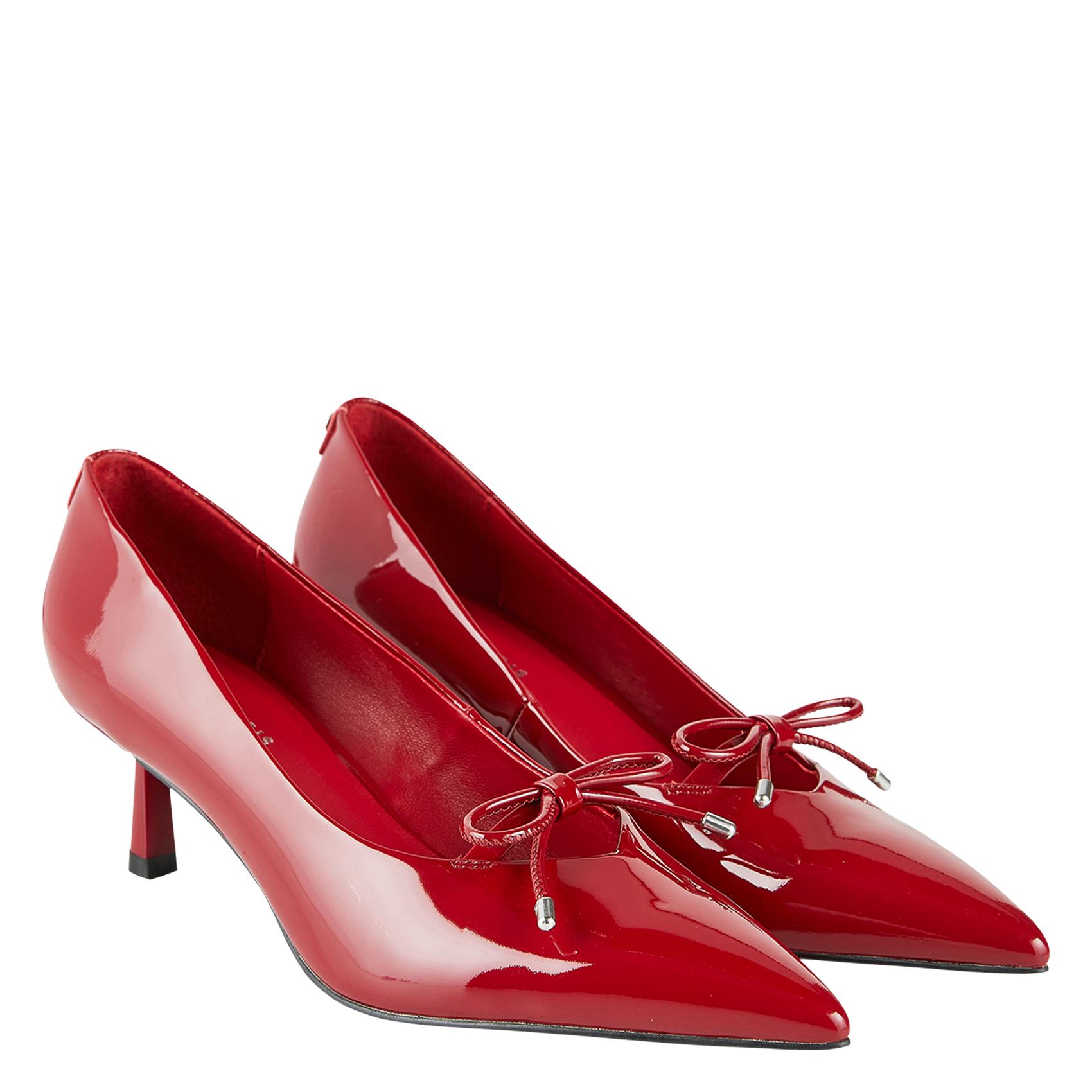 CAPUCINE - Escarpins en cuir vernis | Rouge