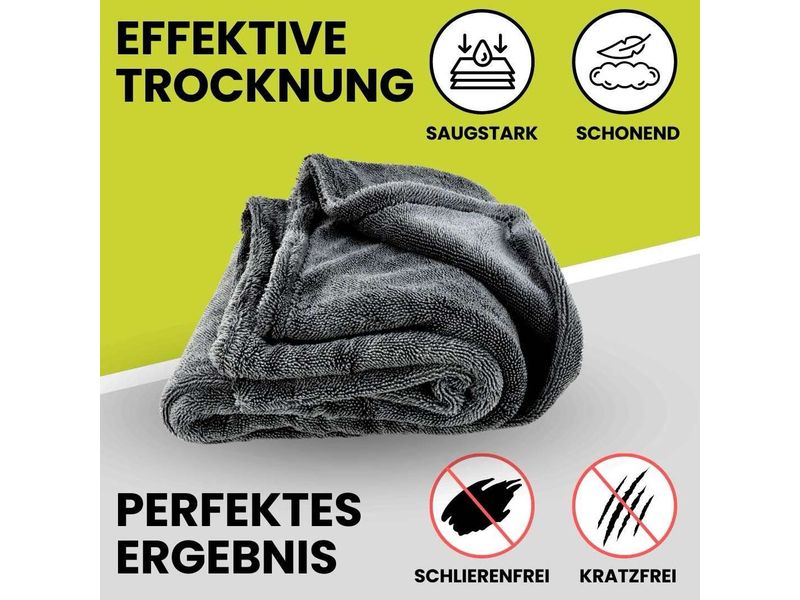 21CARS Autowaschset Black Edition Premium Autowaschset für die ideale Handwäsche des Fahrzeugs