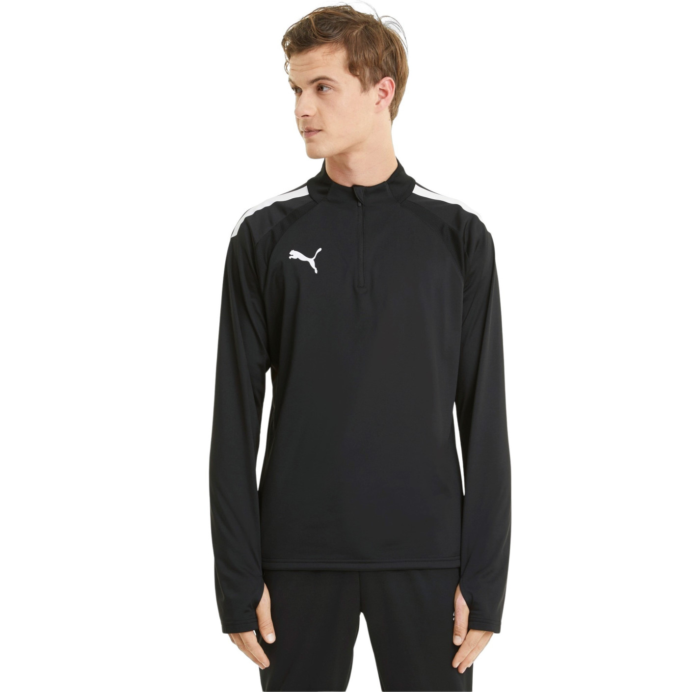 PUMA teamLIGA Trainingstrui 1/4-Zip Zwart